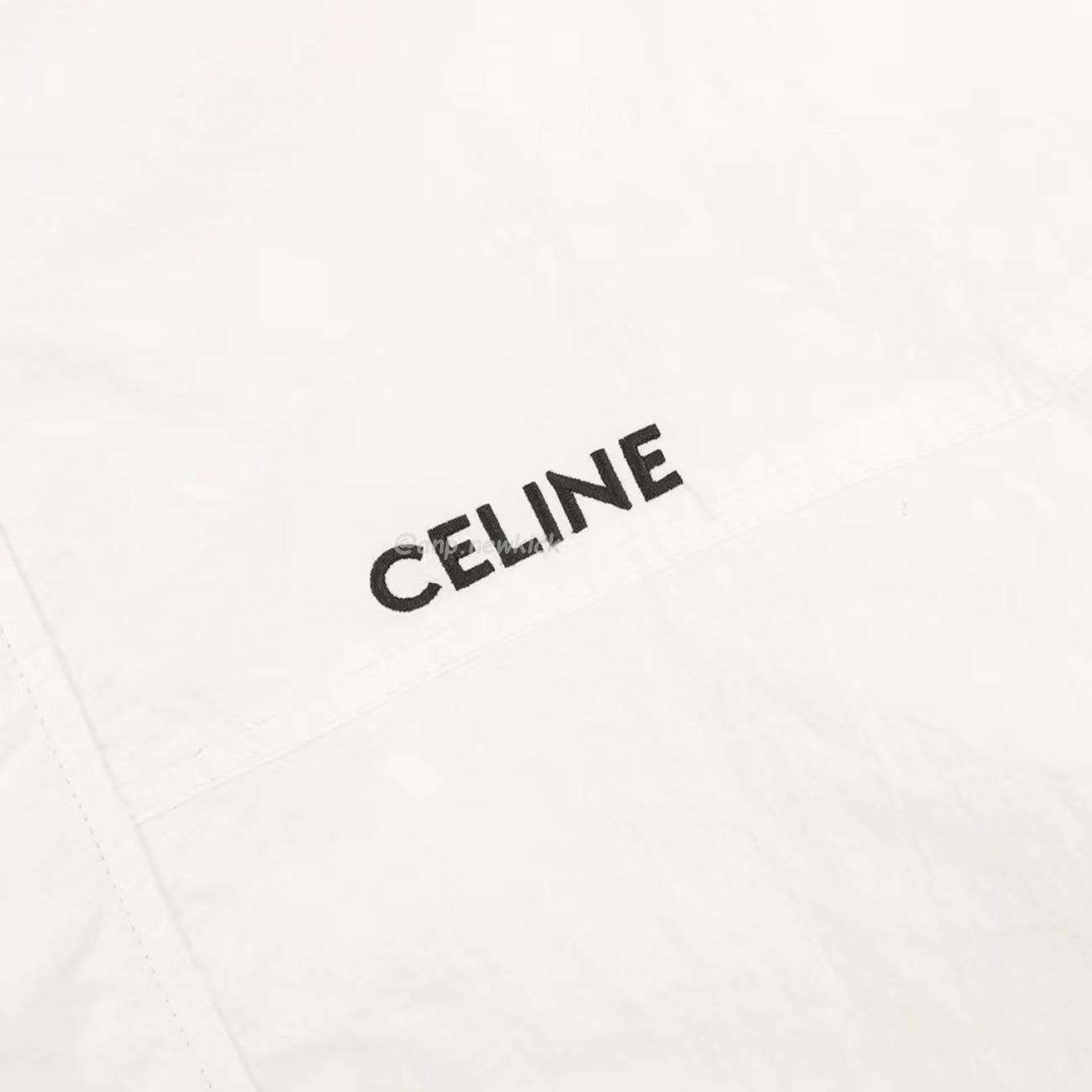 Celine Side Woven Zippered Jacket Black White (4) - newkick.cc